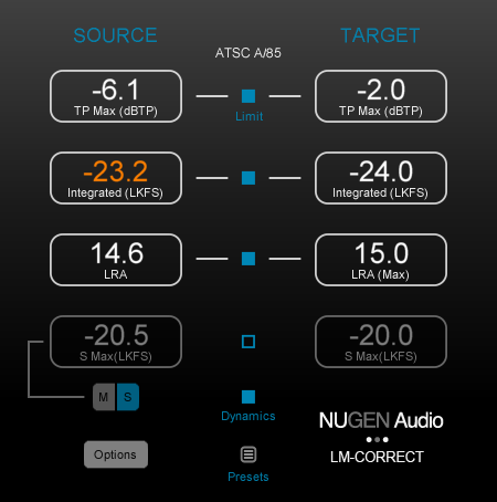 nugen audio lm correct